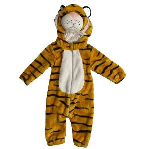 MICHLEY Tiger Costume Onsey w/ Hood~Boy/Girl 0-6 months~Photo/Photography Prop